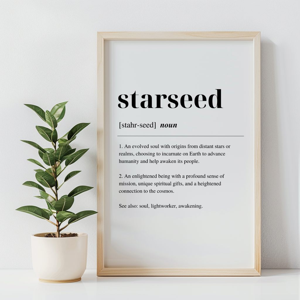 Starseed Definition – Premium Minimalist Fine Art Print